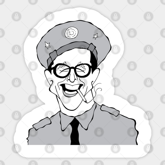 SGT BILKO FAN ART!! Sticker by cartoonistguy